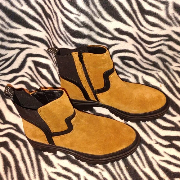 👣LUCKY BRAND EABILE Topanga Tan Boots